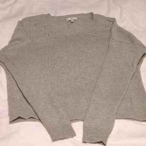 GAP Light Gray Women's Crew Neck Sweater